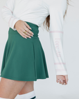 Micky Quarter Zip - White