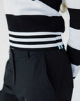Iris Sweater - Black Stripes