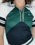 Betty Polo - Chevron Green