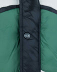 Jackie Moon Vest - Chevron Green