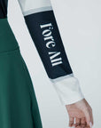Micky Quarter Zip - Black/White