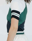 Betty Polo - Chevron Green