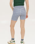 Biddy Shorties - Indigo/White Fa Pattern