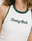Lillee Tank - White Chasing Balls