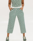Bronson Pant - Green/White Checkered