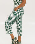 Bronson Pant - Green/White Checkered