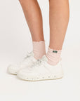 Reef Ruffle Sock - Pink