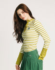 Marlin Long Sleeve - Avo Stripes