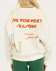 Ski Run Sweatshirt - Sugar/Cherry