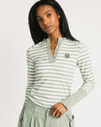 Marlin Long Sleeve - Sea Stripes