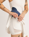 Taylor Dress - Indigo/White