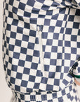 Lyla Jacket - Indigo/White Checkered