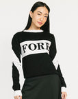 Fore Sweater - Black/White