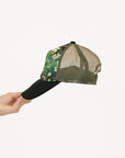 Cr X Fa Baseball Hat - Black Floral