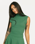 Manhattan Mock Neck - Green