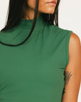Manhattan Mock Neck - Green