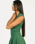 Manhattan Mock Neck - Green