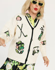 Icon Cardigan - White