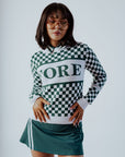 Fore Sweater - Green Checkered