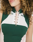 Sammy Mock Tank - Green/Pink