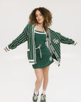 Dot Cardigan - Green