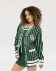 Dot Cardigan - Green