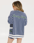 Dot Cardigan - Indigo