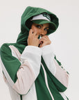 Caitlin Warm-Up Jacket - Green/Pink