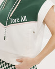 Laila Sleeveless Hoodie - Green