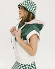 Laila Sleeveless Hoodie - Green