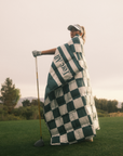 Mother Puffer Blanket - Green Checkered