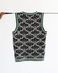 Jen Sweater Vest - Vintage Floral