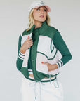 Jackie Moon Vest - Chevron Pink