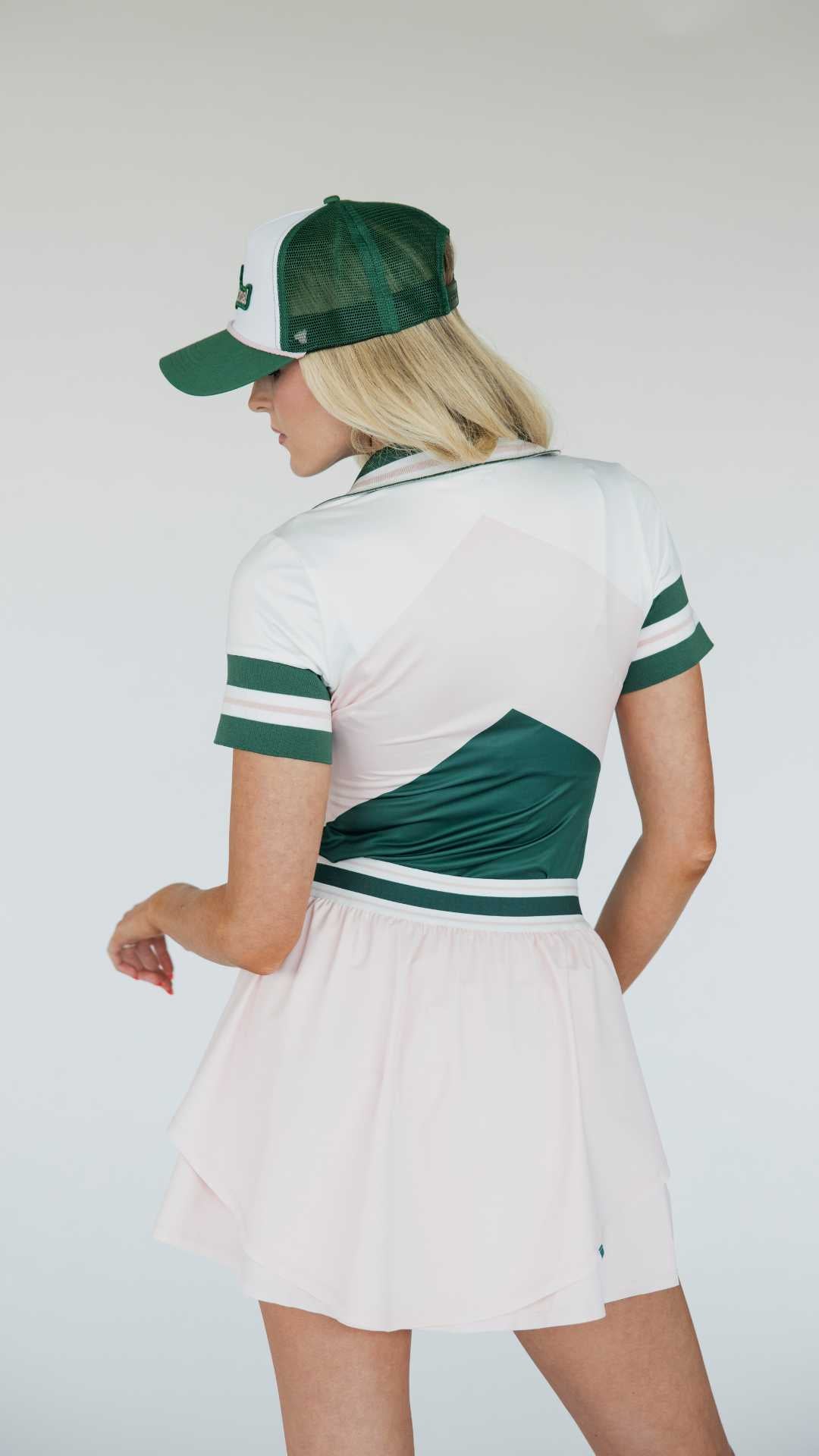 Betty Polo-  Chevron Pink