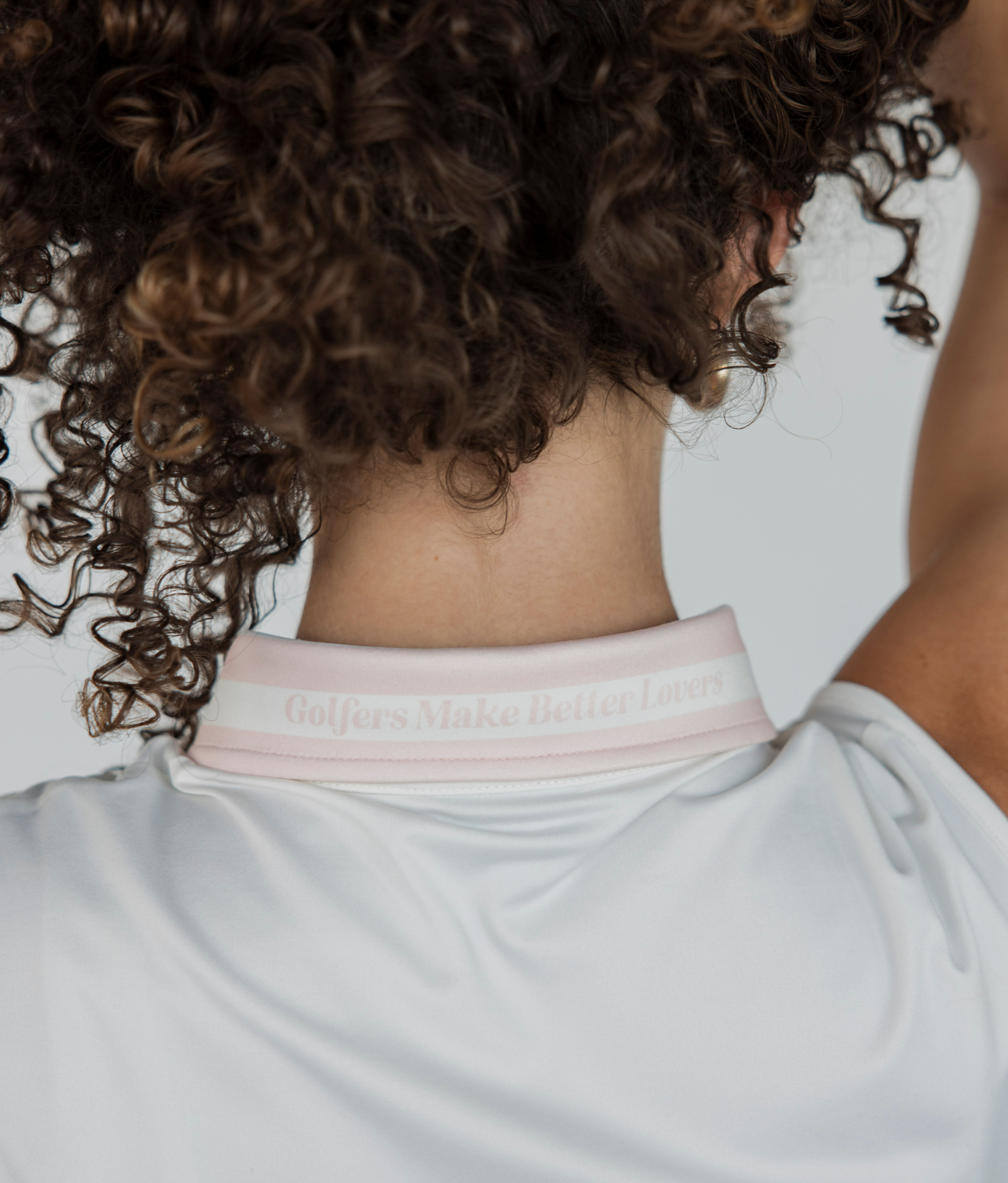 Moore Polo - White/Pink