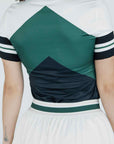 Betty Polo - Chevron Green