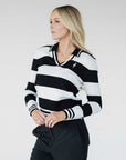 Iris Sweater - Black Stripes