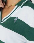 Iris Sweater - Green Stripes