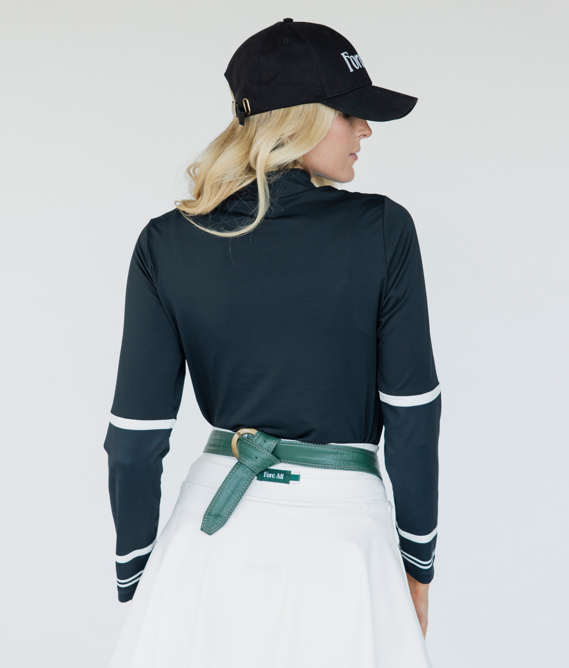 Micky Quarter Zip - Black
