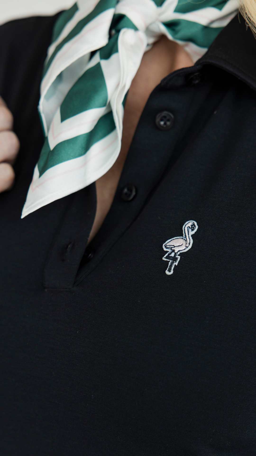 Flirty Polo - Black