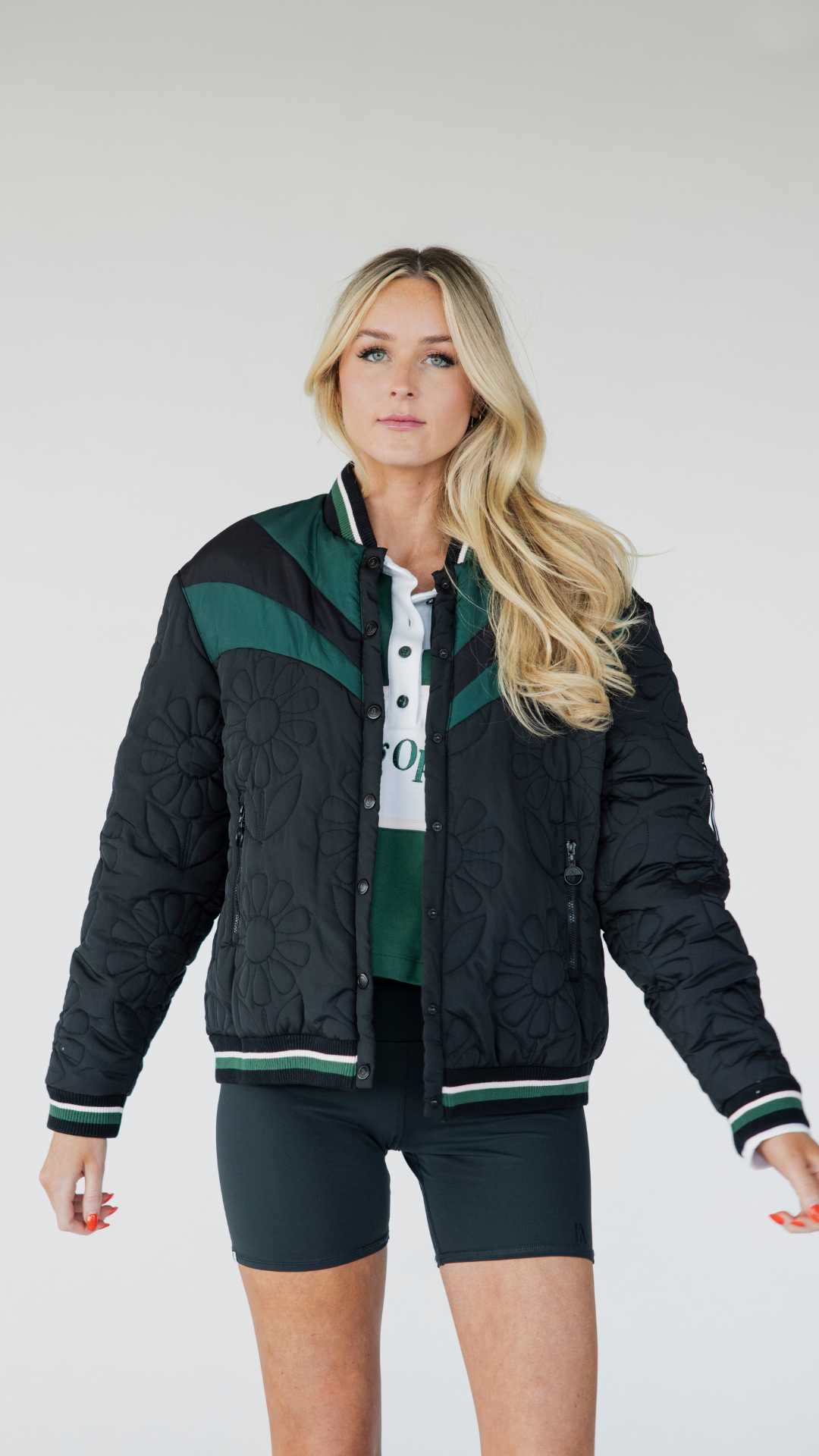 Blooming Bomber - Black