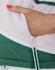 Jackie Moon Vest - Chevron Pink