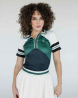 Betty Polo - Chevron Green