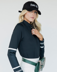 Micky Quarter Zip - Black