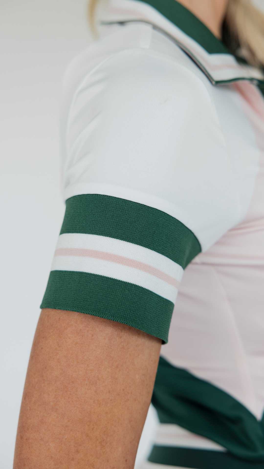 Betty Polo-  Chevron Pink
