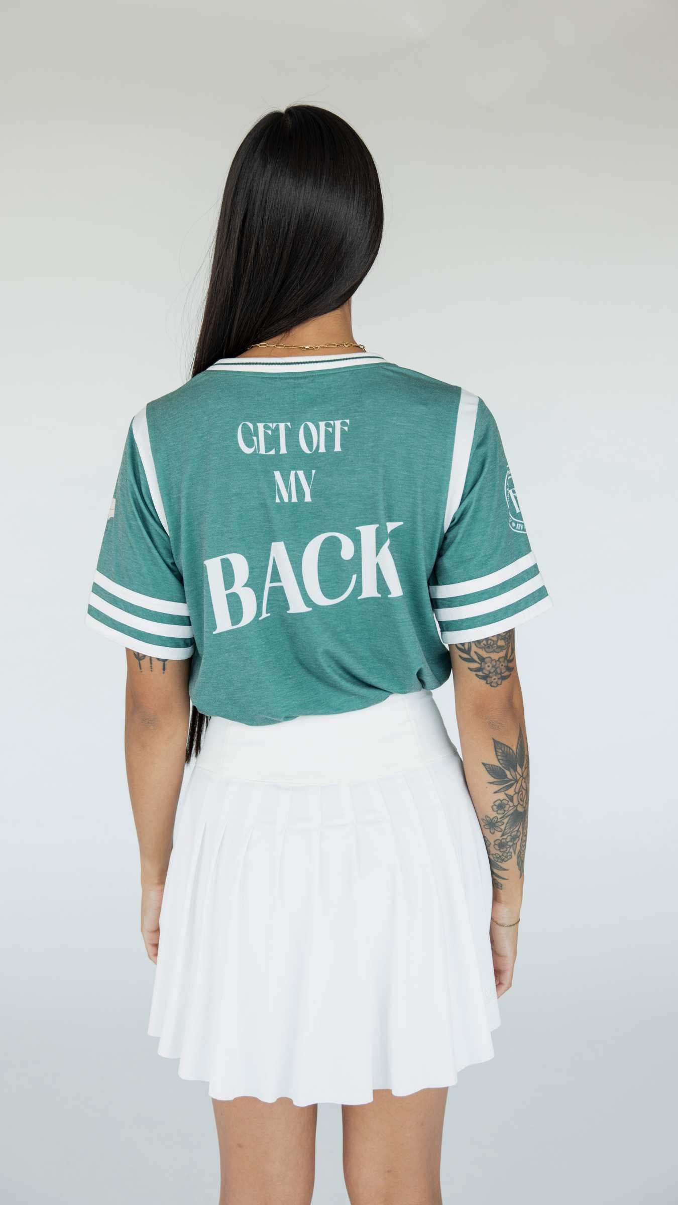 Get Off My Back Tee - Green