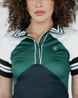 Betty Polo - Chevron Green