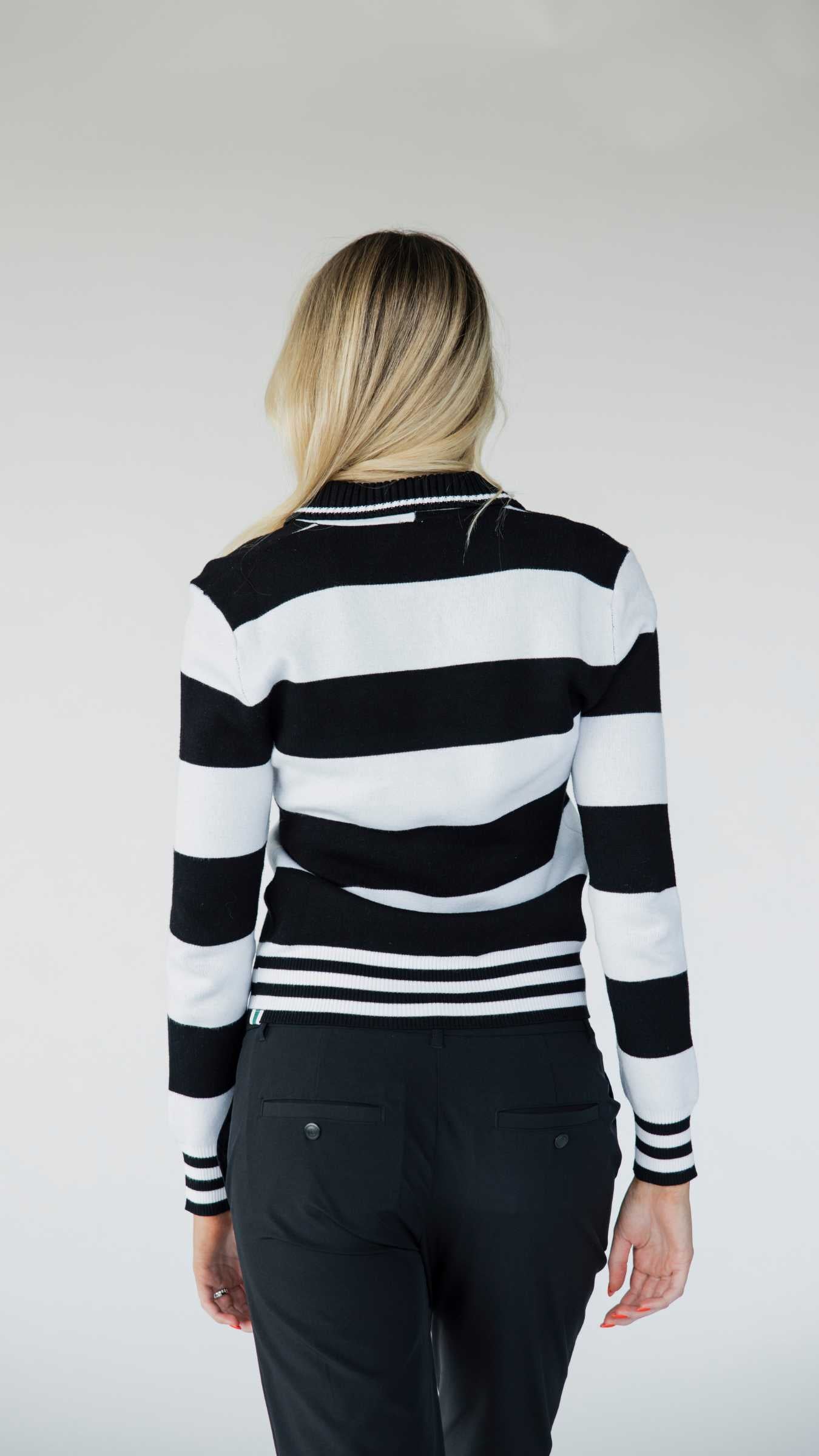 Iris Sweater - Black Stripes