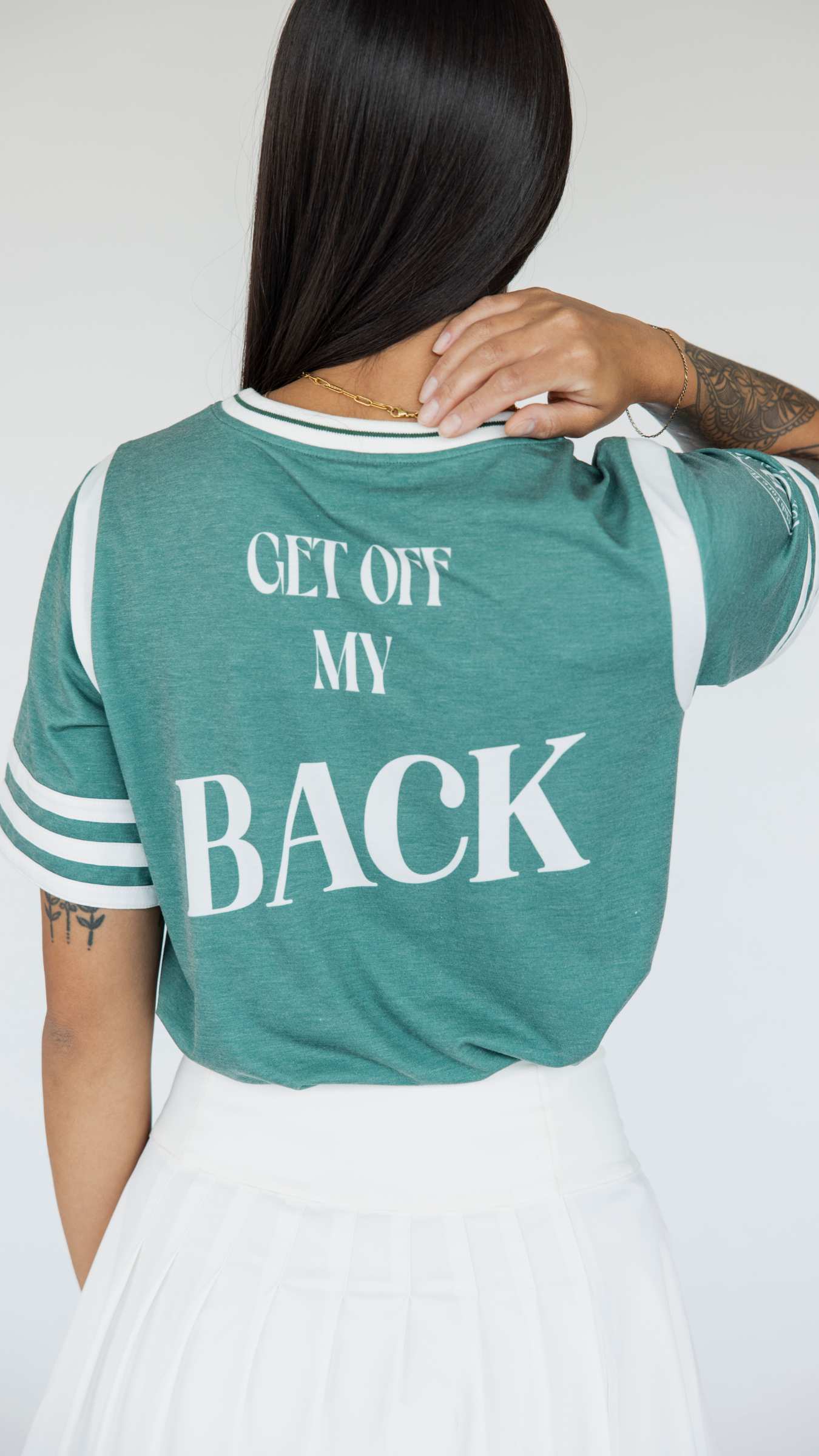 Get Off My Back Tee - Green
