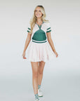 Betty Polo-  Chevron Pink